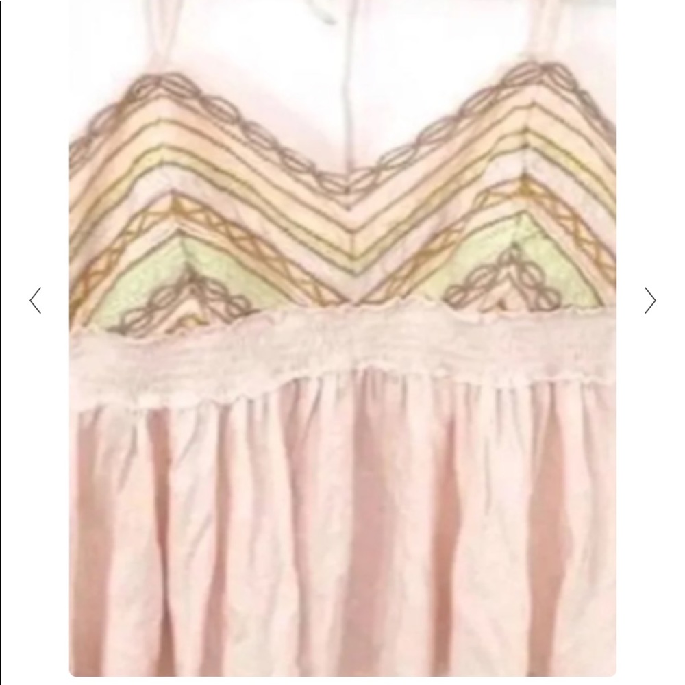 Free People Womens Pink Well-Traveled  Dream Slate Halter Top Sz XS - Picture 2 of 7